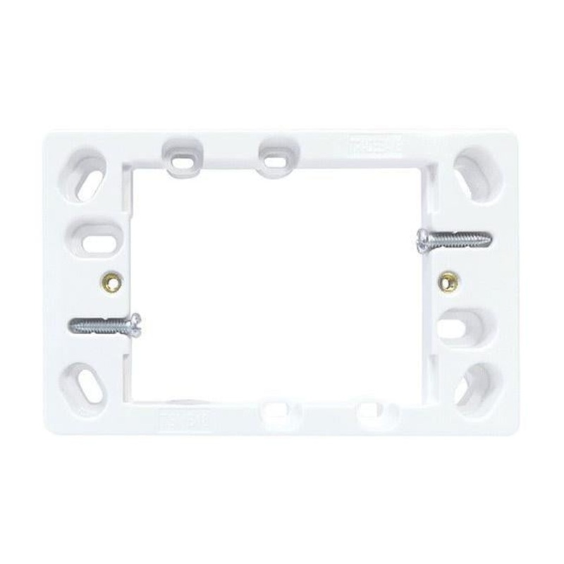 Tradesave Shallow Mounting Block (18Mm). Moulded In Impact