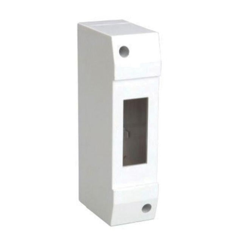 Tradesave Surface Mounted Din Rail Enclosure, 1 Pole, Moulded Base