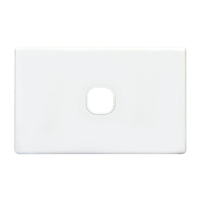 Tradesave Switch Plate Only. 1 Gang Accepts All Tradesave Mechanisms.