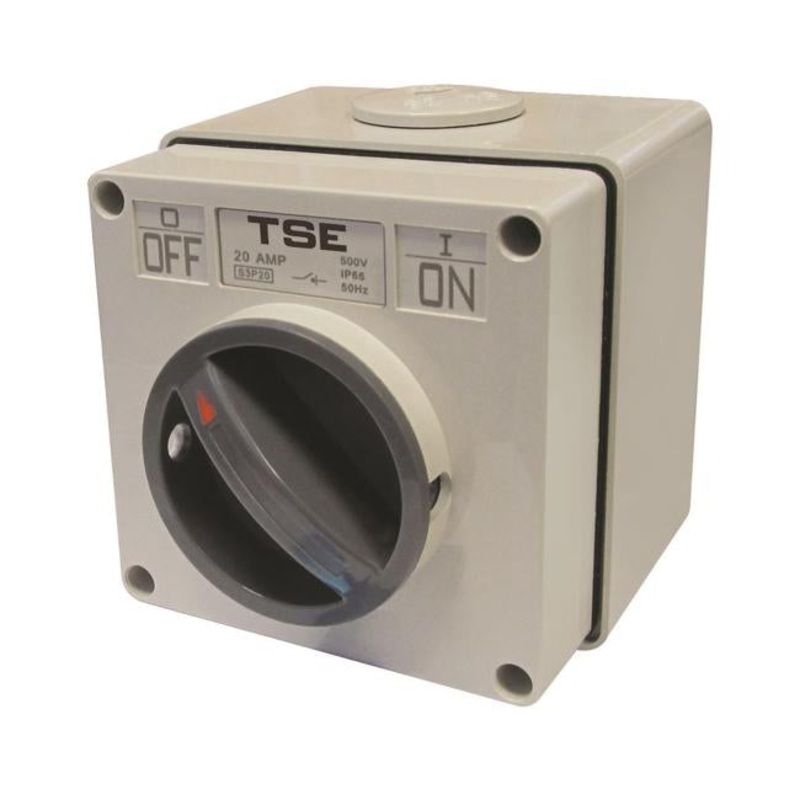 Tradesave Weatherproof Switch, 2 Pole 20A, Ip66 Rating, Stainless