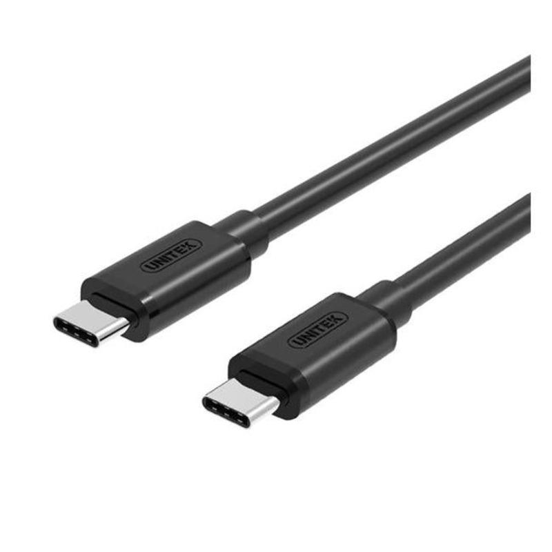 Unitek 1M Usb 3.1 Usb-C Male To Usb-C Male, Od: 4.0Mm, Nickel