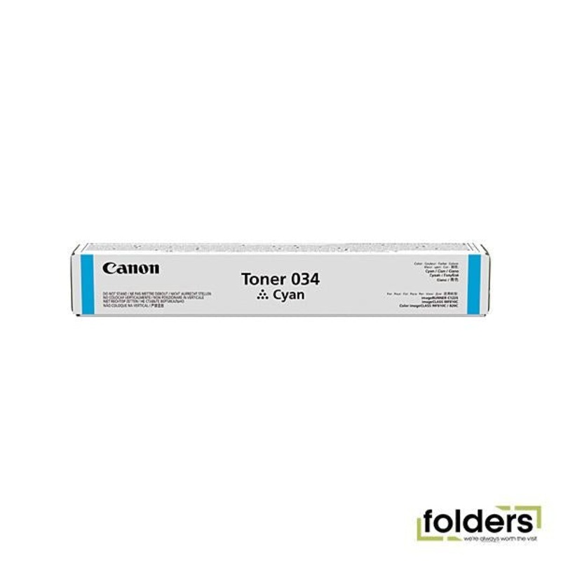 Canon CART034 Cyan Toner