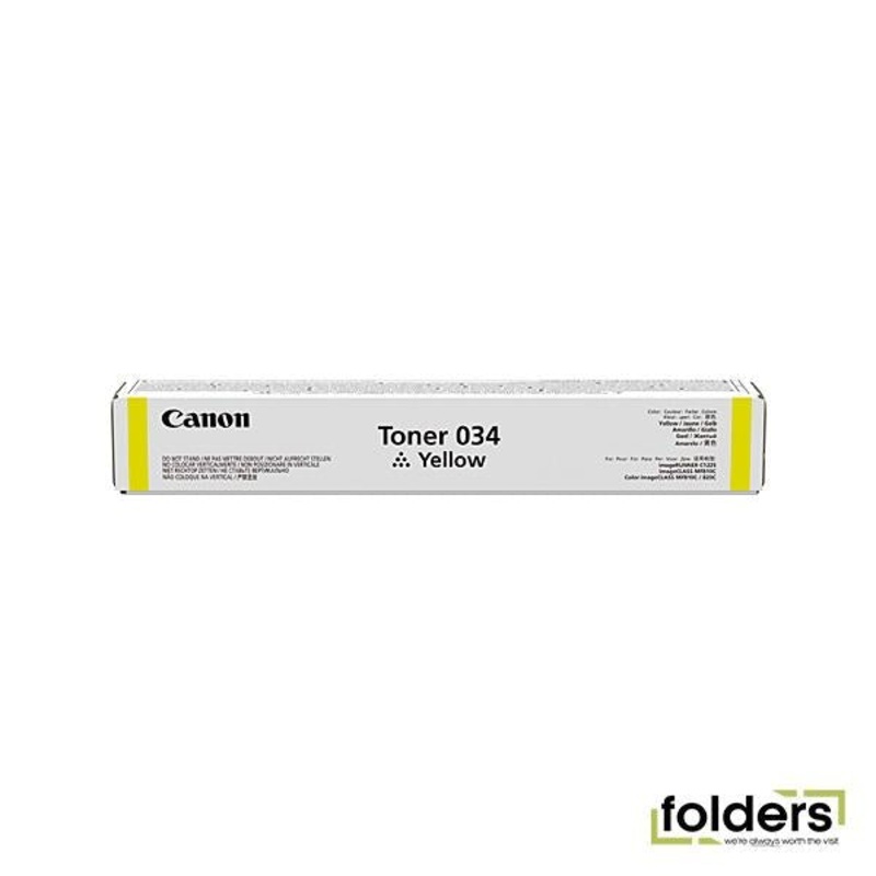 Canon CART034 Yellow Toner