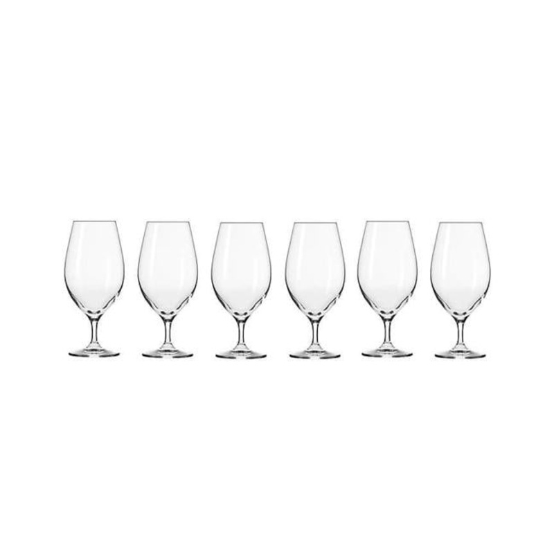 Krosno Harmony Beer Glass 400ml 6pc Gift Boxed KR0268