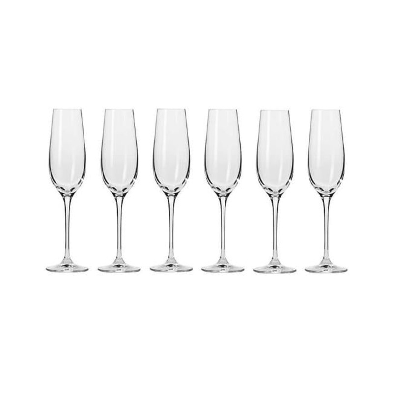 Krosno Harmony Champagne Flute 180ML 6pc Gift Boxed KR0261