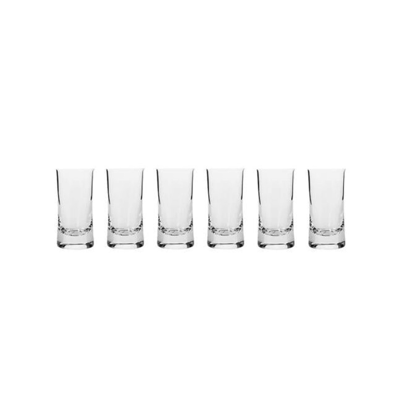 Krosno Harmony Shot Glass 40ml Set of 6 Gift Boxed KR0313