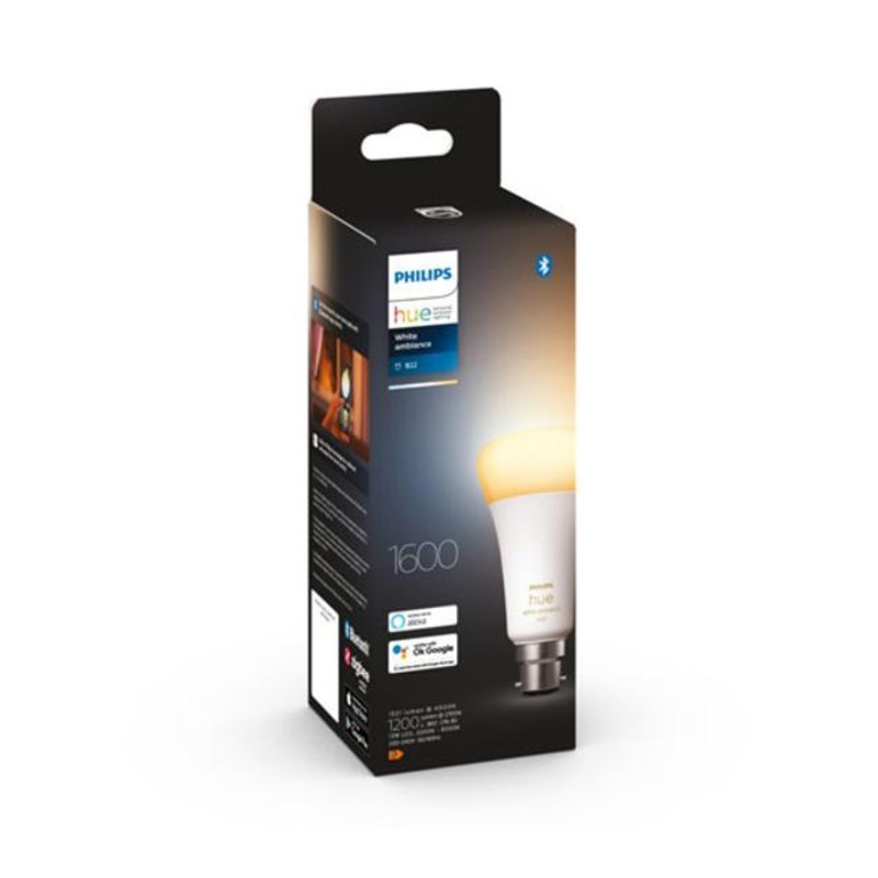 Philips Hue White Ambience 15W A67 B22 Bulb HUE471802