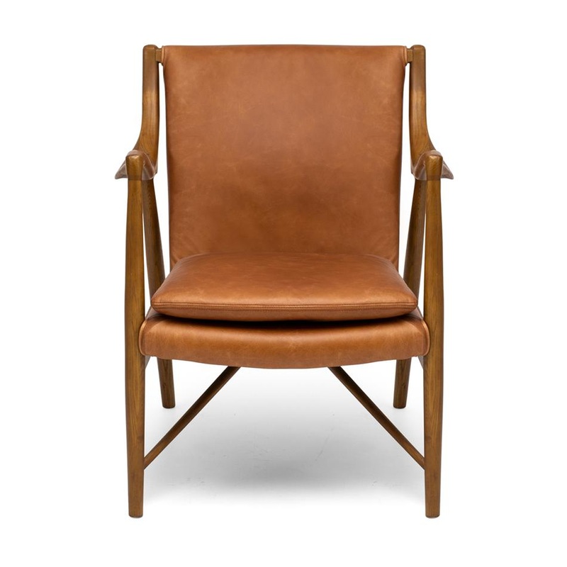 Finn Armchair Cognac Leather