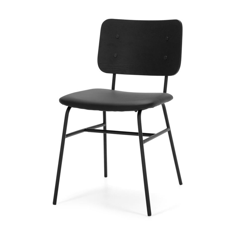 Lukas Dining Chair Black Panel