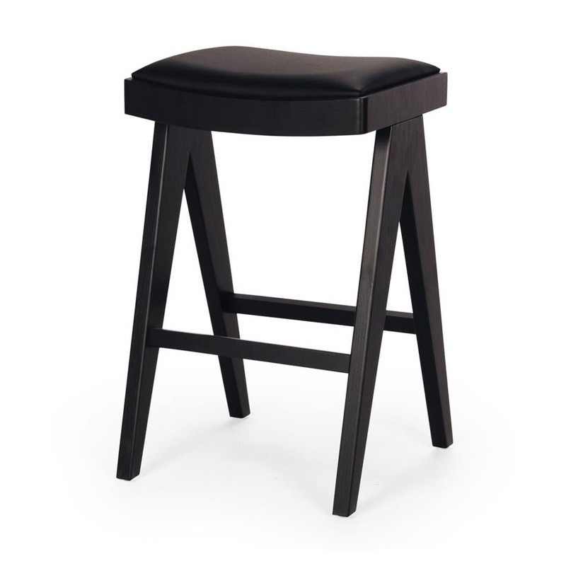 Palma Black Oak Bar Stool
