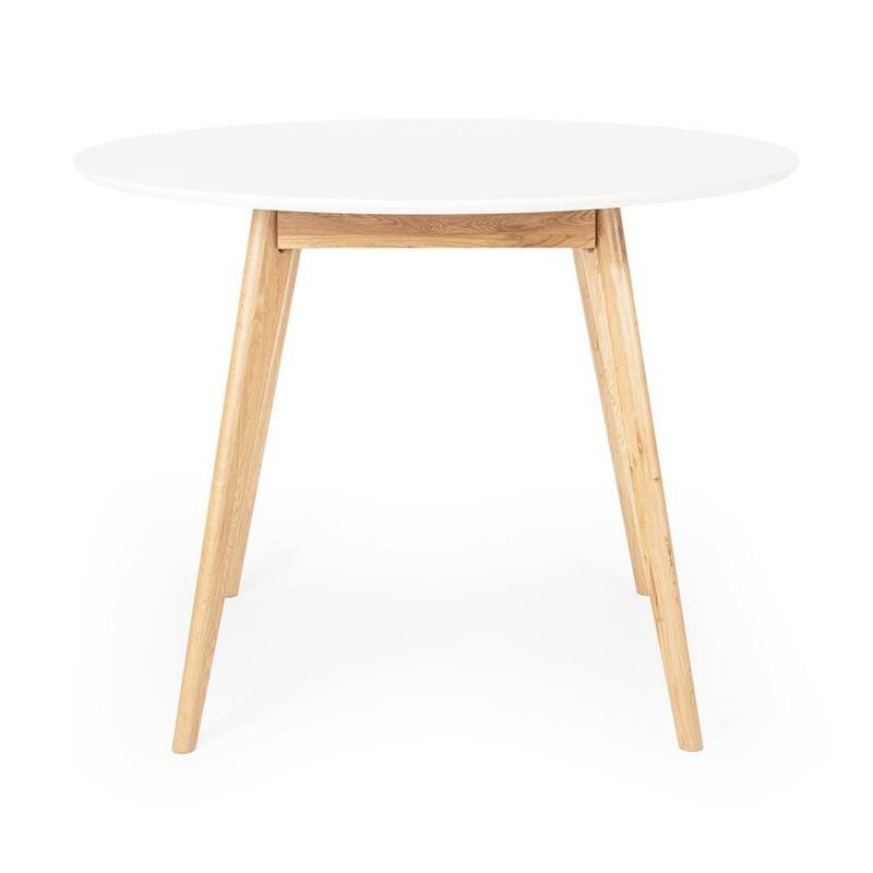 Radius 1m rd Dining Table (White Top)