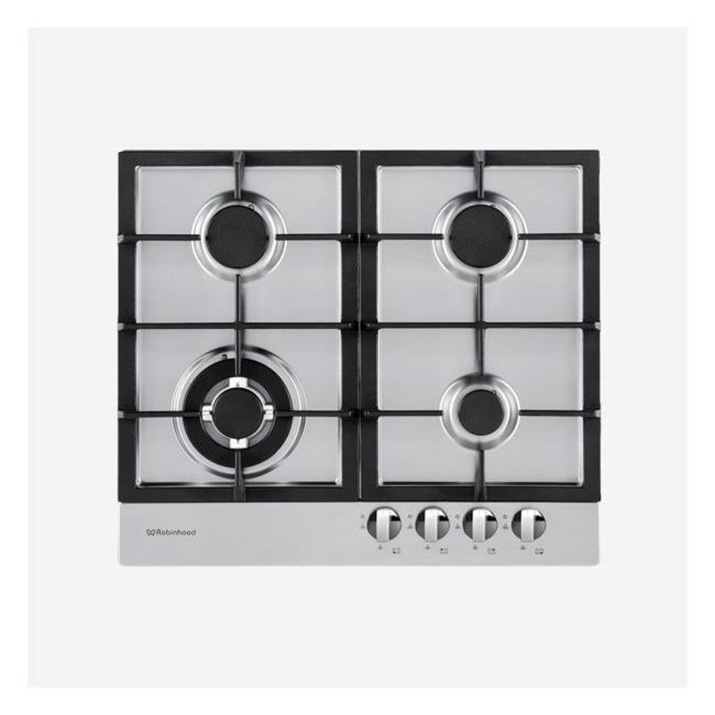 Robinhood 4 burner gas cooktop HGA604FKSS