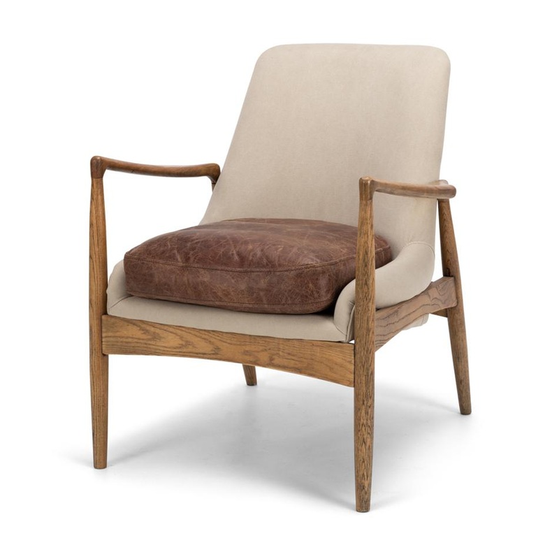 Steiner Armchair Canvas Cement