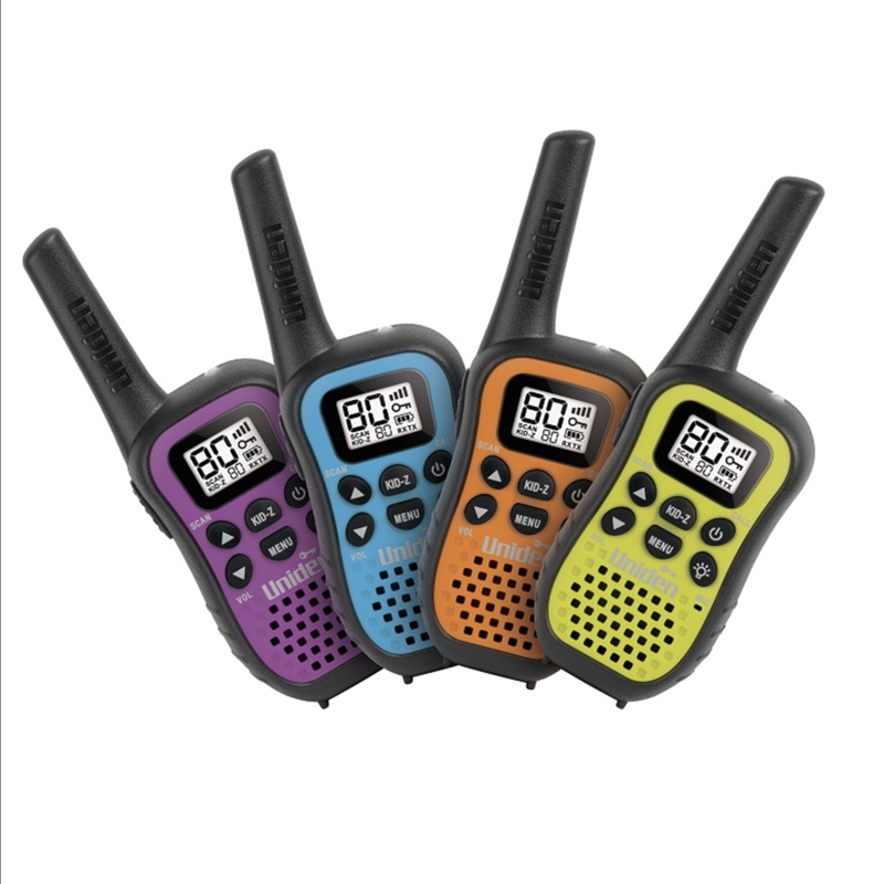Uniden UHF CB Handheld Radio's with Kid Zone 4pack