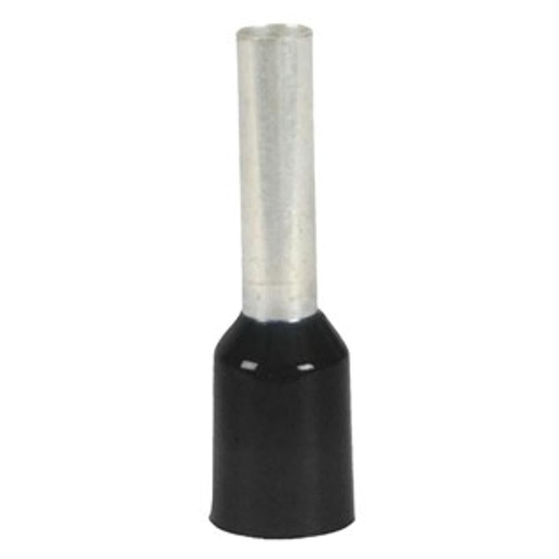 Black Ferrule Crimp Terminal (10Awg) - Pack Of 10 PT4980