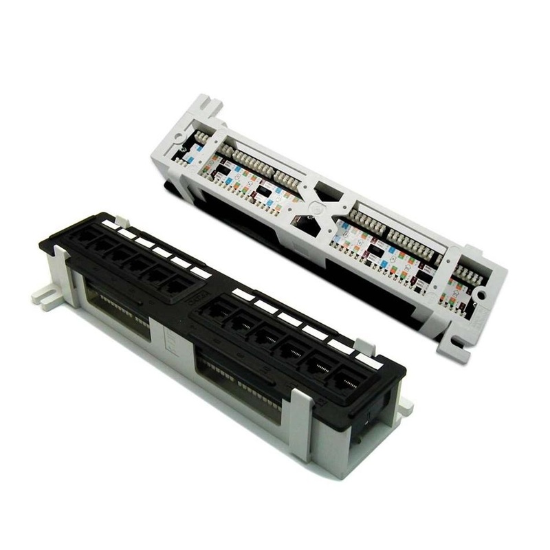 Dynamix Mini 1U Rj45 12 Port Patch Panel