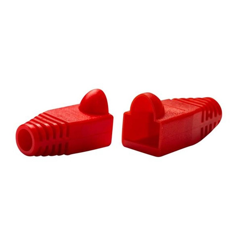Dynamix Red Rj45 Strain Relief Boot (6.0Mm Outside Diameter).