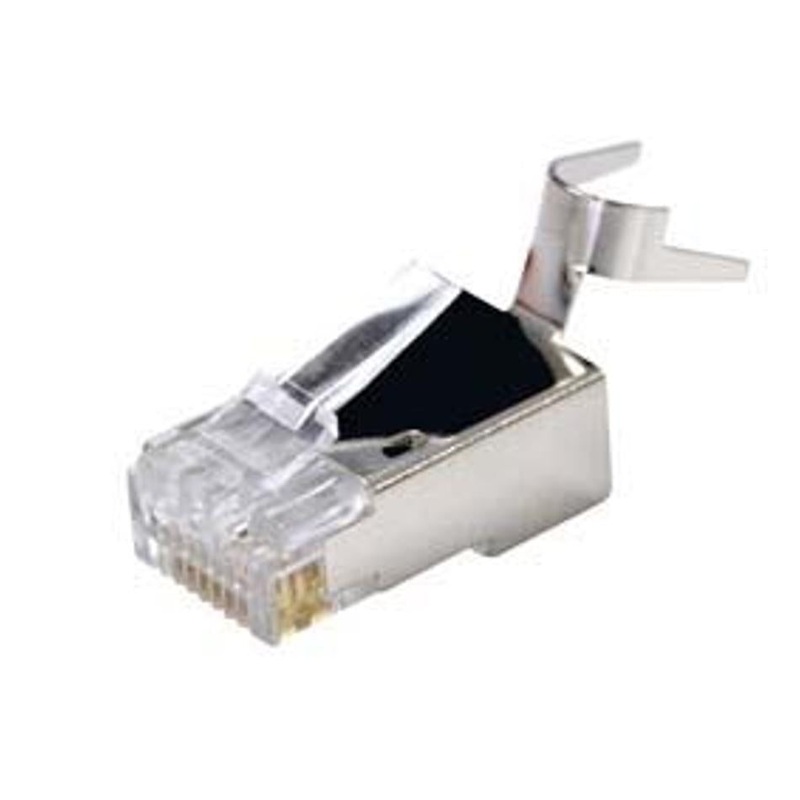 Dynamix Rj45 Cat6/6A 23Awg Solid Shielded Round Modular Plug