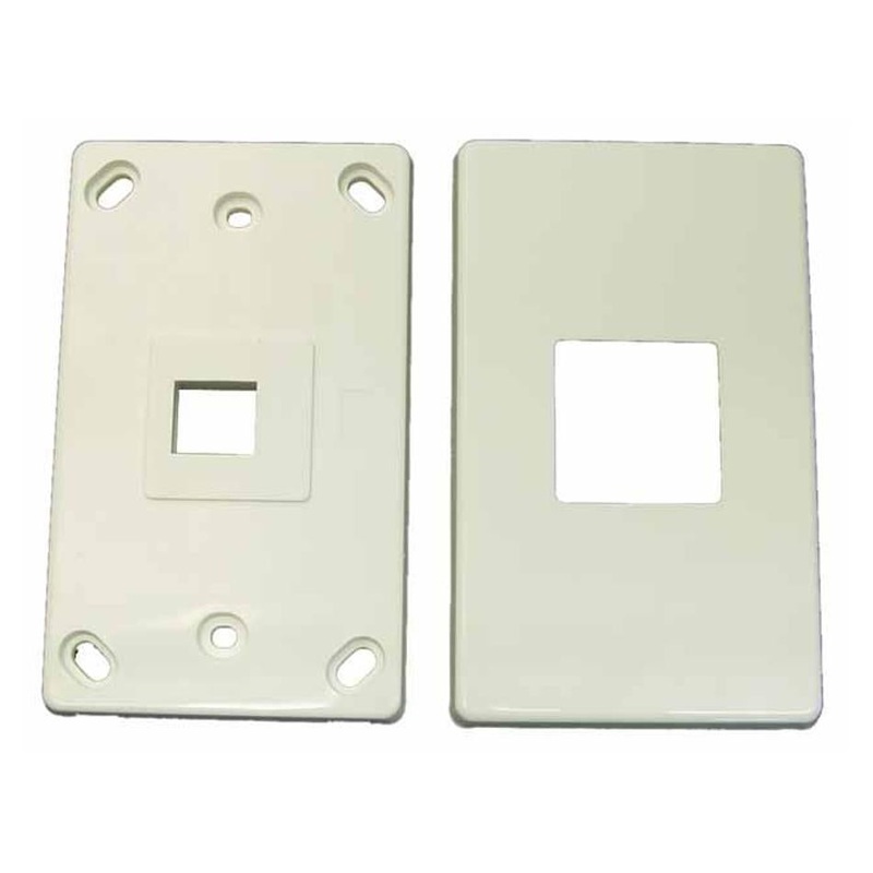 Dynamix Single Port Rj45 Keystone Face Plate - 2X Piece
