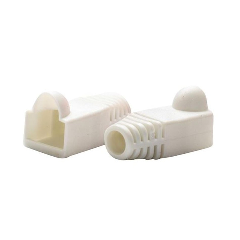 Dynamix White Rj45 Strain Relief Boot (6.0Mm Outside Diameter)