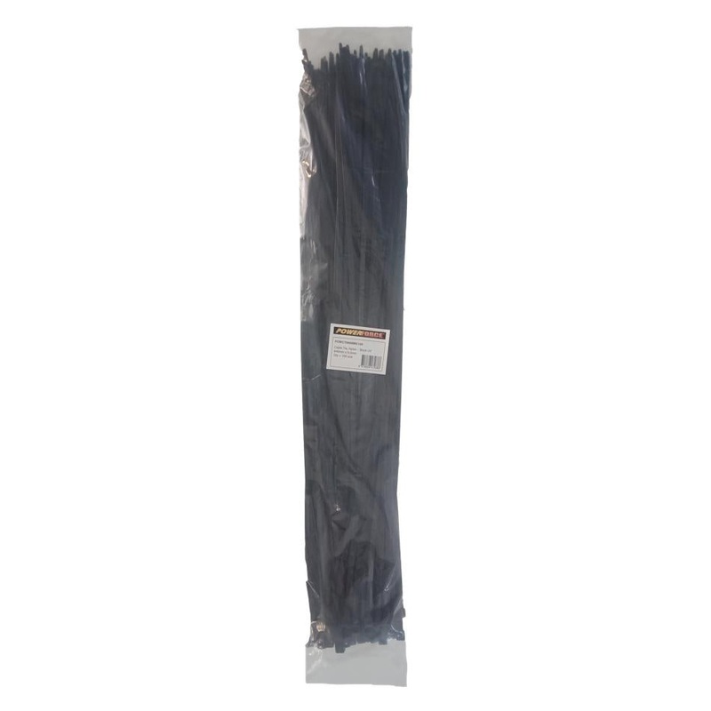 Powerforce Cable Tie Black 940Mm X 9Mm Nylon Uv 100Pk