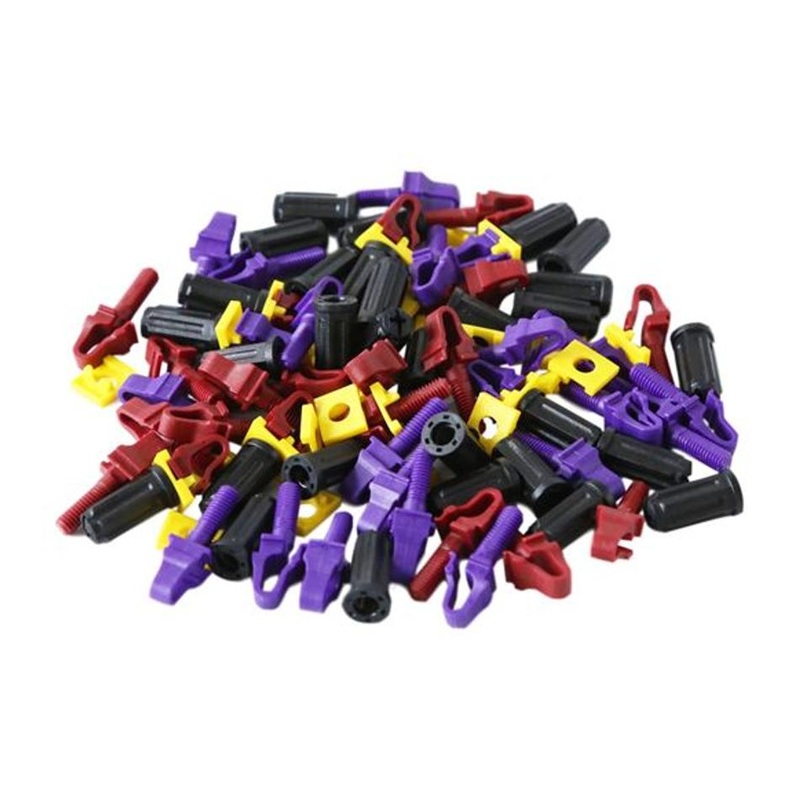 Rackstuds Series Ii Combo-Pack With 40 Sets Of Each Size/Colour
