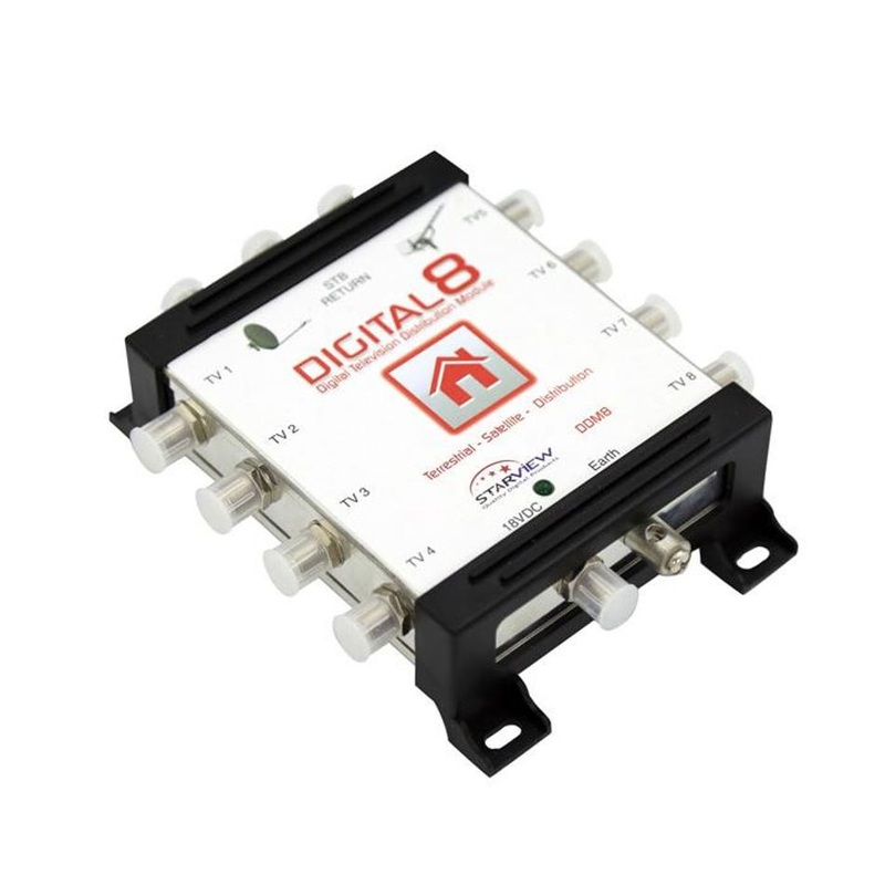 Starview Digital 8-Way Multi-Switch Distribution Amplifier.
