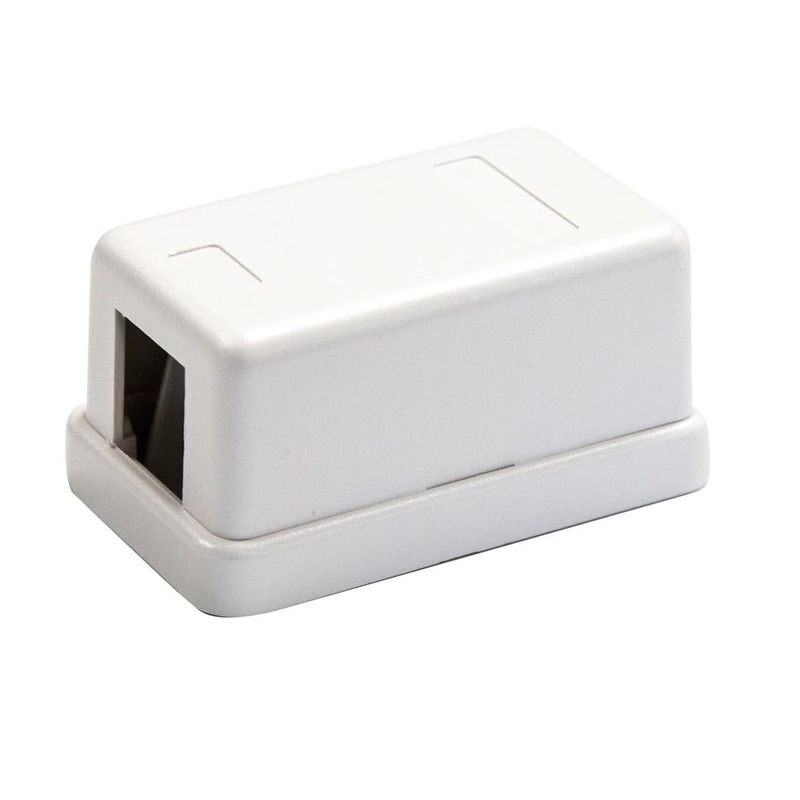 Dynamix 1 Port Unloaded Keystone Wall Mount Enclosure FMT-UK-1P