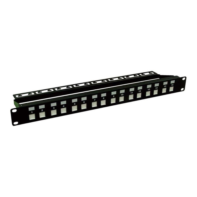 Dynamix 16 Port Unloaded Patch Panel PP-UKS-16