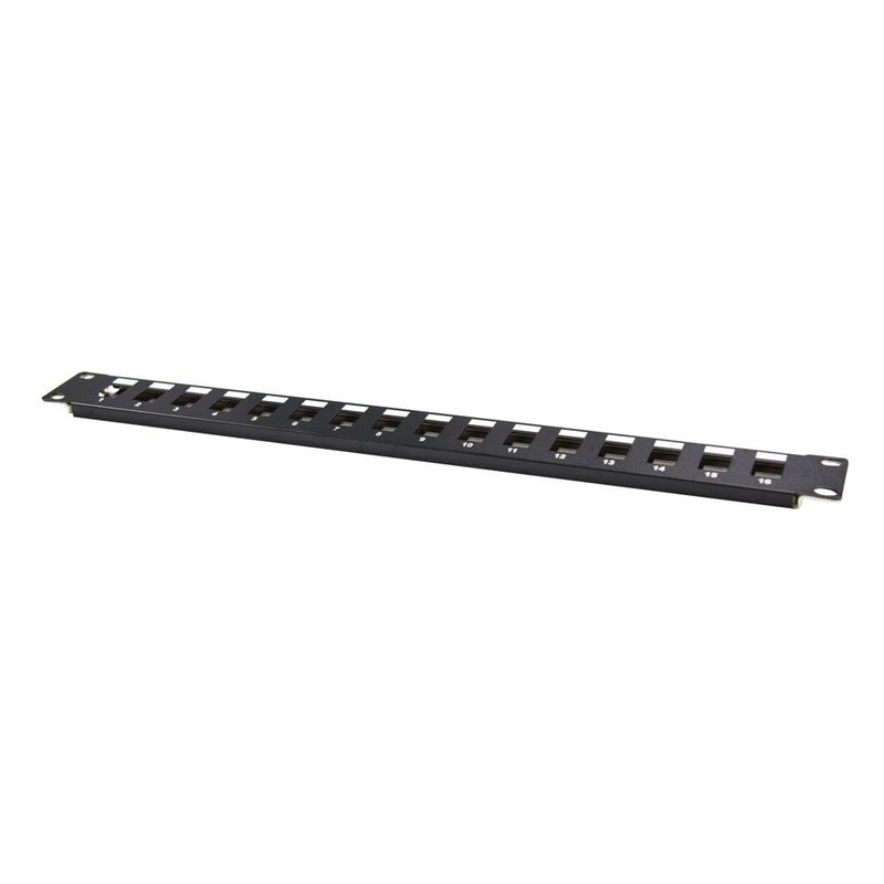 Dynamix 19' 12 Port Unloaded Patch Panel Keystone Inserts PP-UK-12