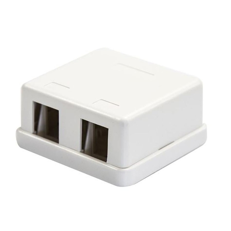 Dynamix 2 Port Unloaded Keystone Wall Mount Enclosure FMT-UK-2P