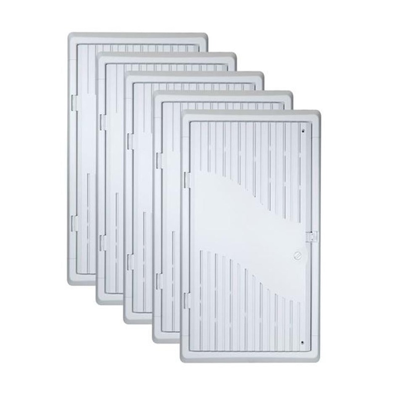 Dynamix 28' Recessed 5Pc Bundle Plastic Network Enclosure. HWS-2803WRV2-5
