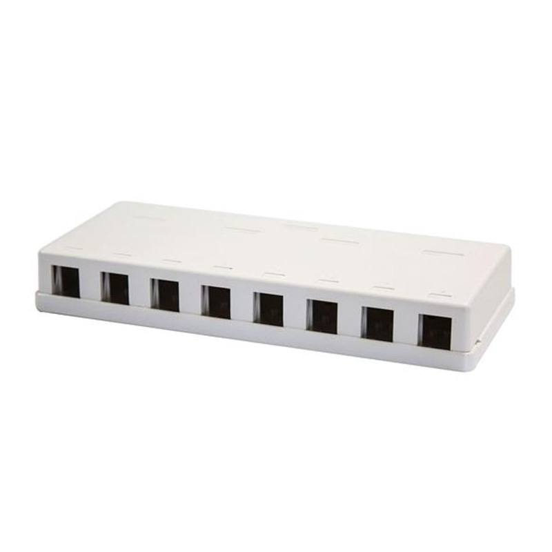 DYNAMIX 8 Port Unloaded Keystone Wall Mount Enclosure