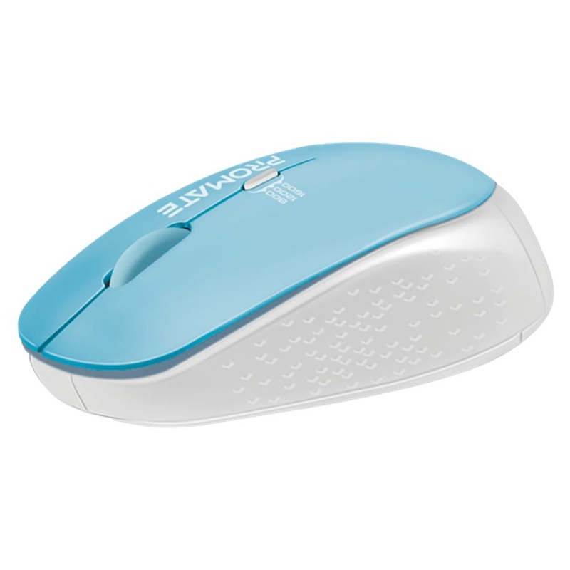 Promate Ergonomic Wireless Mouse 800/1200/1600 Dpi TRACKER.BL