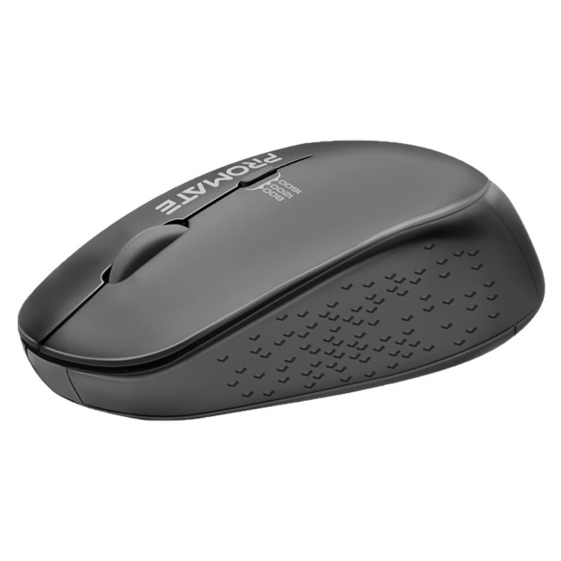 Promate Ergonomic Wireless Mouse 800/1200/1600 Dpi TRACKER.BLK