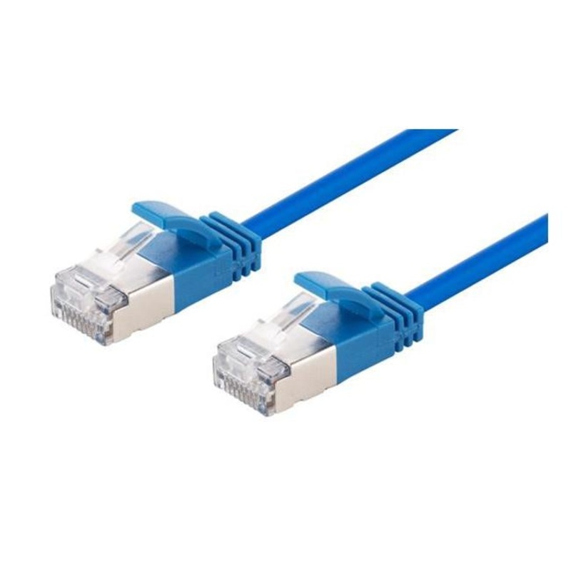 Dynamix 0.25-3m Cat6A S/Ftp Slimline Shielded 10G Patch Lead