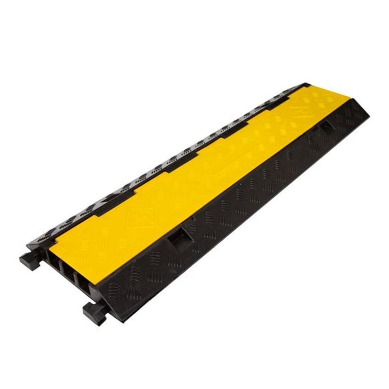 Dynamix 3-Channel Floor Cable Protector, Heavy Duty FCP-3CH-1000