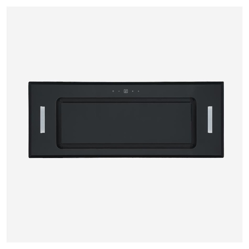 Robinhood 75cm Rangehood Black Glass RPG3CL75BK