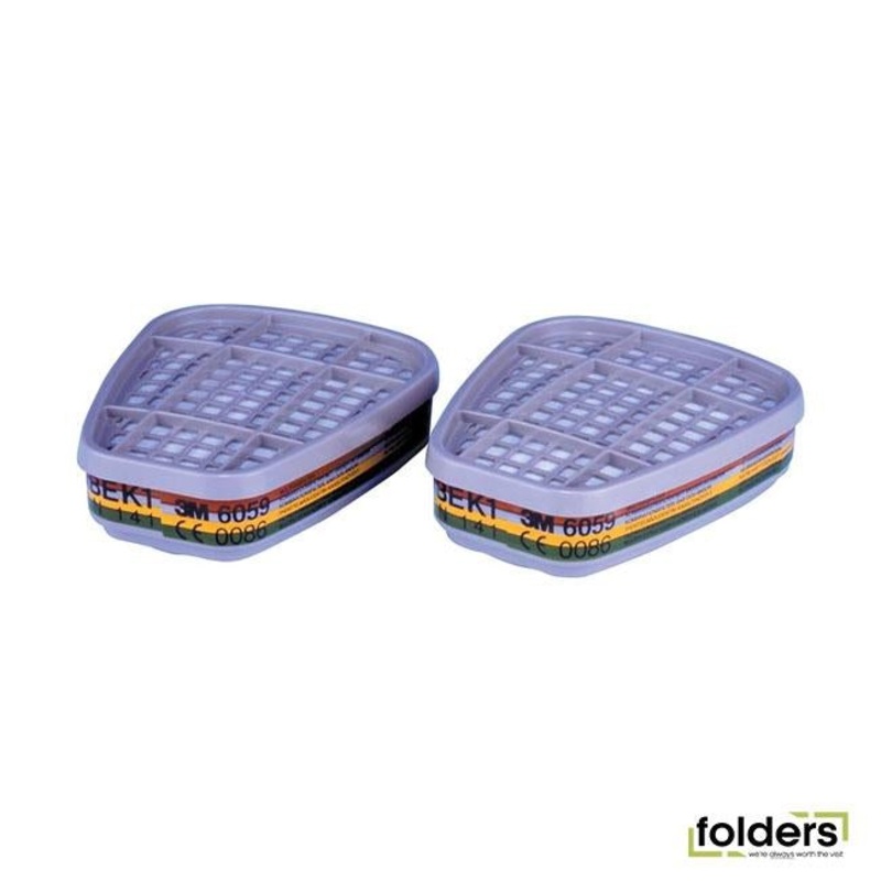 3M Filter Cartridge ABEK1 6059 Pair