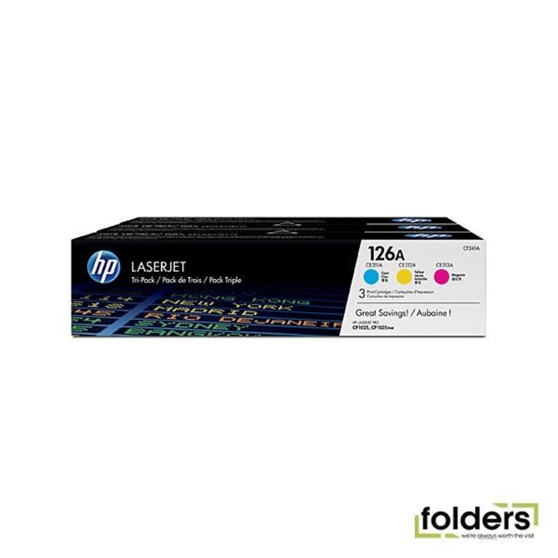HP 126A CMY Tri-pack Toner