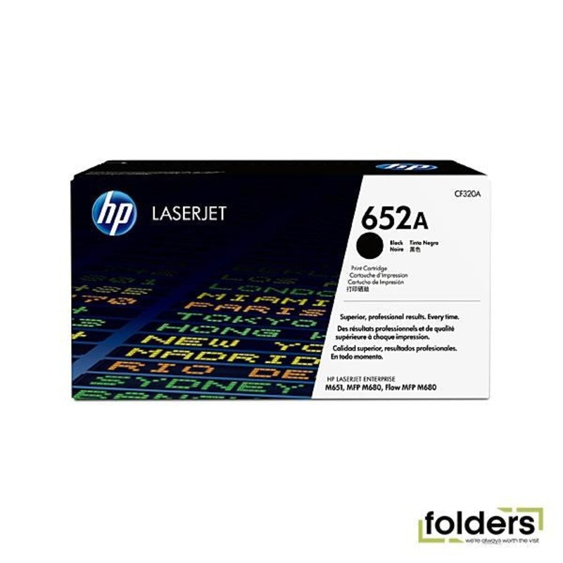 HP 652A Black Toner Cartridge