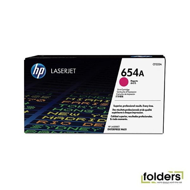 HP 654A Magenta LaserJet Toner