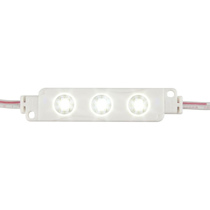 IP65 LED Light Module String 10x 3x3528-LEDs Cool White