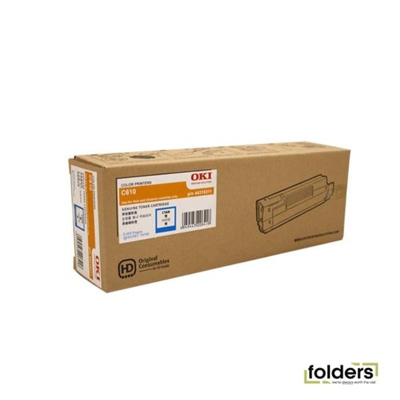 Oki C610 Cyan Toner