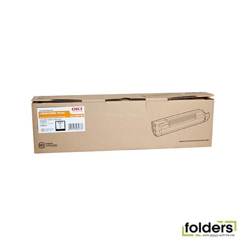 Oki C8600 HY Black Toner