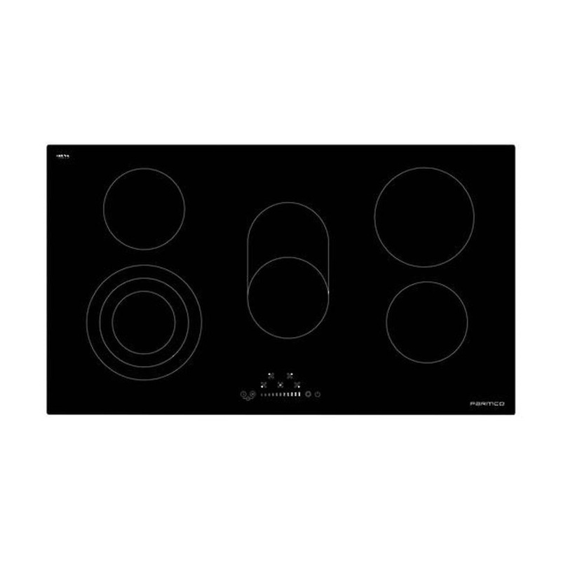 Parmco 900mm Ceramic, Black, 5 Burner Cooktop  I  Series 3 HO39BC5
