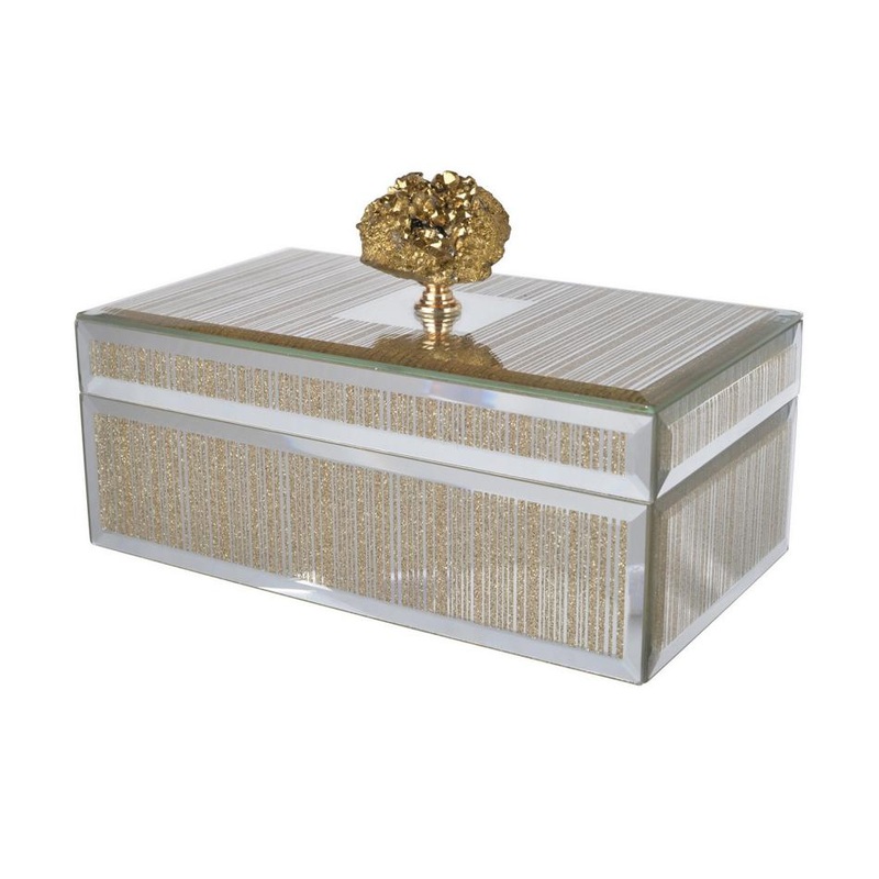 Rembrandt Glass Jewellery Box SE2688