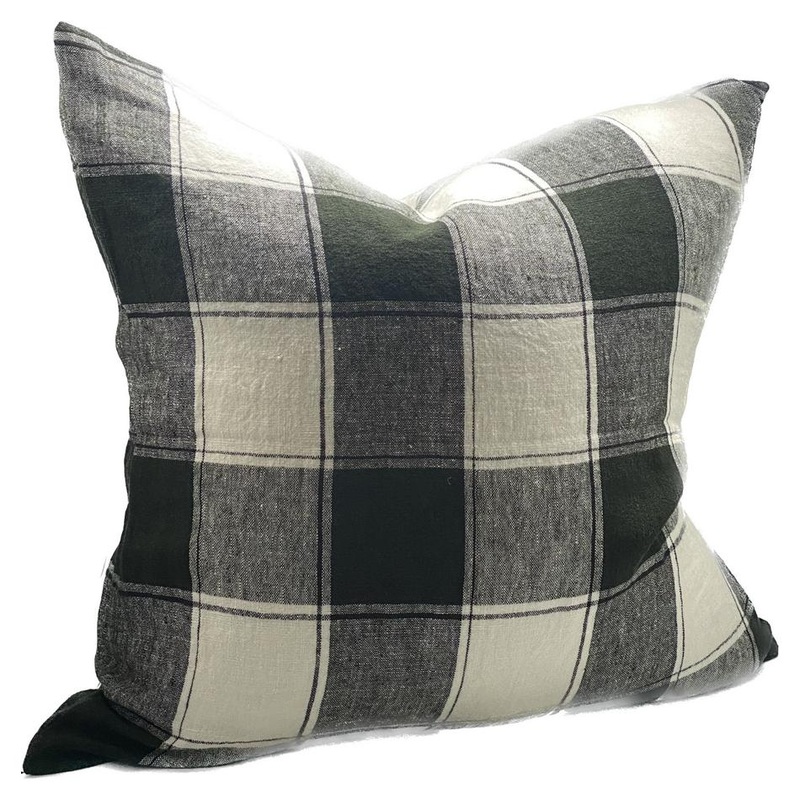 Rembrandt Linen Cushion Cover - Olive SC9066