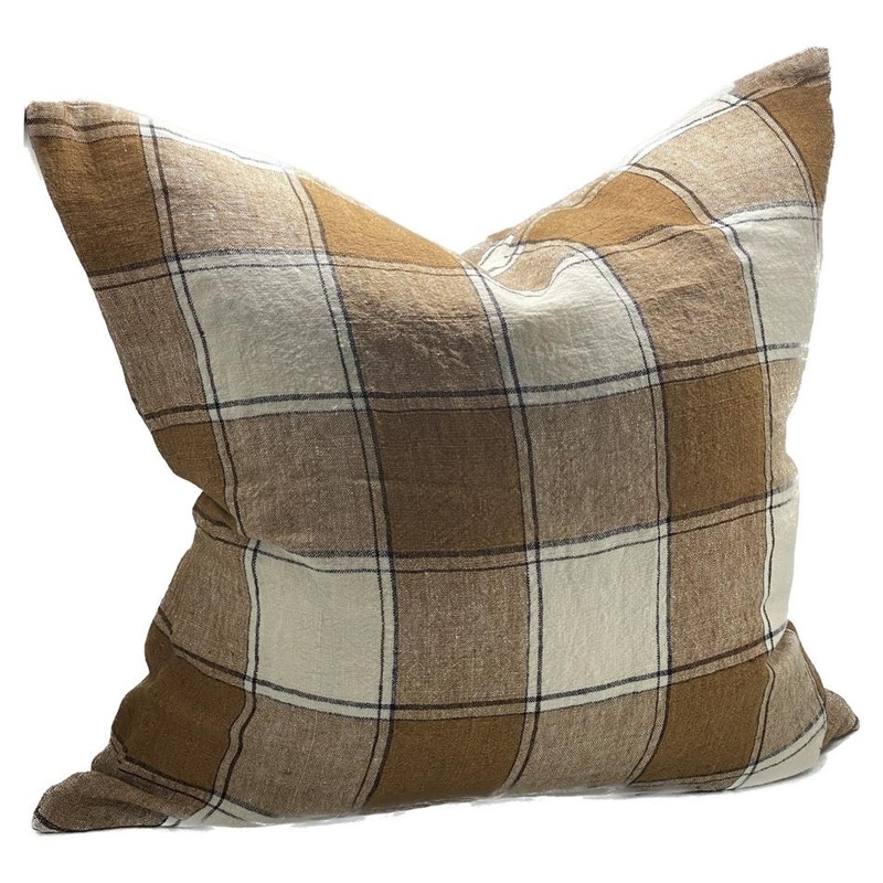 Rembrandt Linen Cushion Cover - Tobacco SC9060