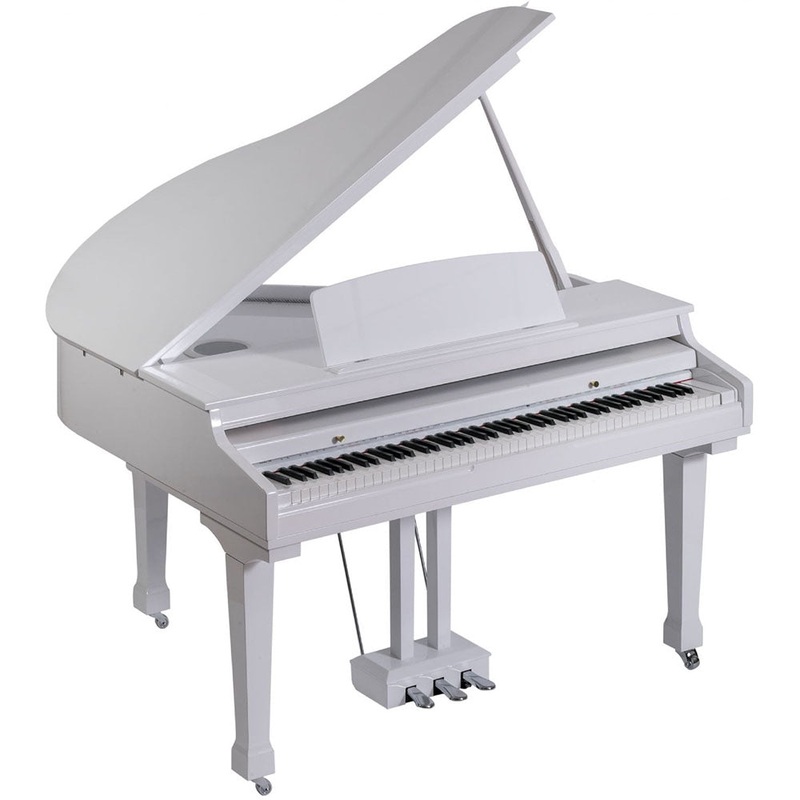 Medeli Grand 510 Digital Baby Grand Piano White